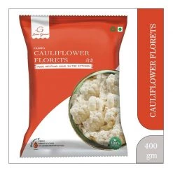 Lean Green (HGL Foods LLP) Lean Green Cauliflower Florets (400 Gm) Snacks & Beverages