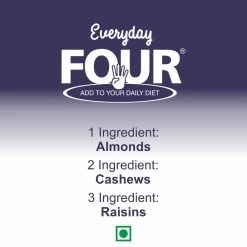 Bagul Foods Everyday Four Dry Fruits Gift Box 600g | Pack Of 3 |