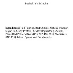 Be Cheff Spreads Sauce & Ketchup Bechef Jain Sriracha Sauce (300 Gms)