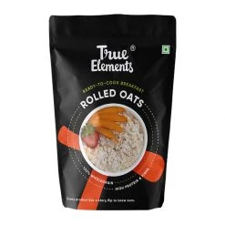 Snacks & Beverages True Elements Rolled Oats Gluten Free (1 Kg)