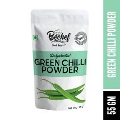 Be Cheff Bechef Green Chilli Powder (55 Gms)