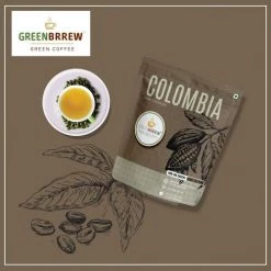 Greenbrew Snacks & Beverages Greenbrrew Colombia Instant Coffee (Dark Chocolate, 20 Sachets, Pack Of 1) (30 G)