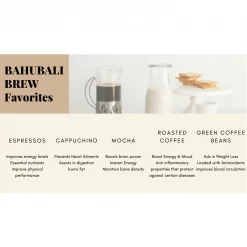 Snacks & Beverages Bahubali Brew Cappuchino Coffee Powder (100 G)