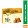 Dhampur Green Gur Besan Laddu 500g Sweets / Mithai