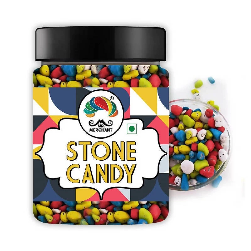 Mr Merchant Snacks & Beverages Mr. Merchant Stone Candy Chocolates, (300g Jar Pack) 4 Mr Merchant Snacks & Beverages Mr. Merchant Stone Candy Chocolates, (300g Jar Pack)