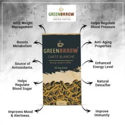 Greenbrew Greenbrrew Instant Coffee (Strong, 20 Sachets, Pack Of 1) (60 G) 11 Greenbrew Greenbrrew Instant Coffee (Strong, 20 Sachets, Pack Of 1) (60 G)