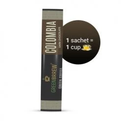 Greenbrew Snacks & Beverages Greenbrrew Colombia Instant Coffee (Dark Chocolate, 20 Sachets, Pack Of 1) (30 G)