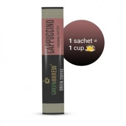 Greenbrew Greenbrrew Instant Coffee (Cappuccino, 20 Sachets, Pack Of 1) (30 G)