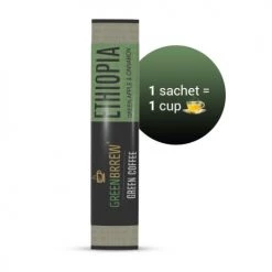 Greenbrew Greenbrrew Ethiopia Instant Coffee (Green Apple & Cinnamon, 20 Sachets, Pack Of 1) (30 G) Snacks & Beverages