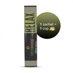 Greenbrew Snacks & Beverages Greenbrrew Relax Instant Coffee (Tulsi, 20 Sachets, Pack Of 1) (30 G)