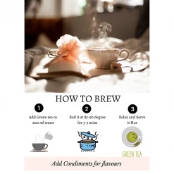 Bahubali Brew Apple Cinnamon Green Tea (100 G) Snacks & Beverages