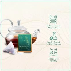 Hindraj Tea Hindraj Herbal Darjeeling Black Tea - (1 Box Of 15 Sachets) Grocery