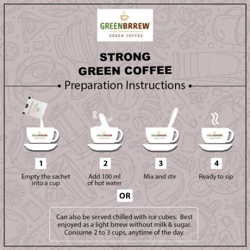 Greenbrew Greenbrrew Instant Coffee (Strong, 20 Sachets, Pack Of 1) (60 G) 7 Greenbrew Greenbrrew Instant Coffee (Strong, 20 Sachets, Pack Of 1) (60 G)