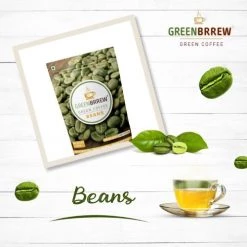 Greenbrew Greenbrrew Organic Green Coffee Beans - Pack Of 1 (200 G) Snacks & Beverages