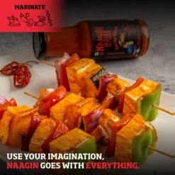 Naagin Sauce NAAGIN - Mirchi Maestro - Crispy Chilli Oil (Mild, 140g) & Indian Hot Sauce Combo - The Original, Kantha Bomb & Smoky Bhoot (Pack Of 3, 230g Each) Snacks & Beverages