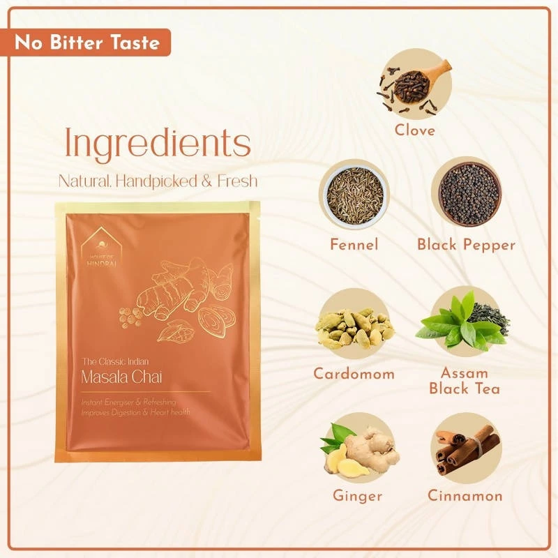 Hindraj Tea Grocery Hindraj Herbal Masala Tea Bags - (1 Box Of 15 Sachets) 9 Hindraj Tea Grocery Hindraj Herbal Masala Tea Bags - (1 Box Of 15 Sachets)