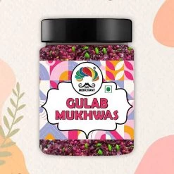 Mr Merchant Snacks & Beverages Mr. Merchant Gulab Mukhwas,(300gm Jar Pack)