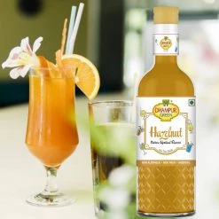 Dhampur Green Hazelnut Syrup For Mocktails 300ml (Pack Of 2pc)