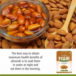 Bagul Foods Everyday Four Californian Almonds 200g Each |Pack Of 2 | Grocery