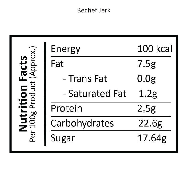 Be Cheff Spreads Sauce & Ketchup Bechef Jerk Sauce (300 Gms) 5 Be Cheff Spreads Sauce & Ketchup Bechef Jerk Sauce (300 Gms)
