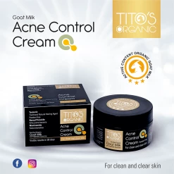 Titos Organic Tito's Organic Goat Milk Acne Control Cream (50 G)