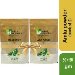 MITTAL ORGANICS PRIVATE LIMITED Mittal Organics Amla Powder (Pack Of 2) - 50 G Grocery