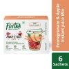 Flistaa AnarKali (Pomegranate & Apple) Instant Juice Mix (6 Sachets & FREE Shaker- Buy 2 Get 1 Free) Snacks & Beverages