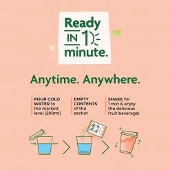Flistaa AnarKali (Pomegranate & Apple) Instant Juice Mix (6 Sachets & FREE Shaker- Buy 2 Get 1 Free) Snacks & Beverages