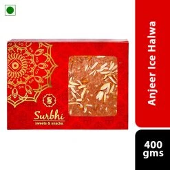 Surbhi Sweets Snacks & Beverages Surbhi Anjeer Ice Halwa (400 G)