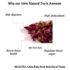 Radhikas Fine Teas And Whatnots Radhikas Fine Teas BEAUTEA China Baby Rose Buds Decaf Tisane (50 G)