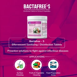 Go Bharatiya Bactafree-S (Sanitizing Tablets For Fruits & Vegetables) Personal & Home Care
