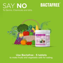 Go Bharatiya Bactafree-S (Sanitizing Tablets For Fruits & Vegetables) Personal & Home Care