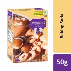 MOMENTS INDUSTRIES Moments Baking Soda 50 Gm