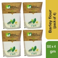 MITTAL ORGANICS PRIVATE LIMITED Grocery Mittal Organics Barley Flour (Pack Of 4) - 500 G