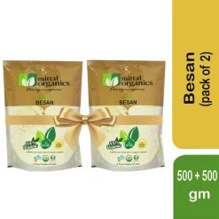 MITTAL ORGANICS PRIVATE LIMITED Mittal Organics Besan (Pack Of 2) - 500 G
