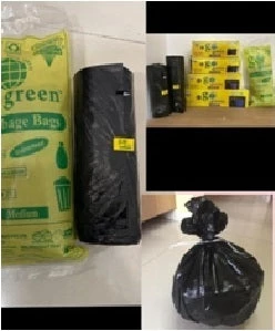 Go Bharatiya Black Recycled Garbage Bags (GG Large) (24" X 32") (15 Bags In A Roll) Personal & Home Care 3 Go Bharatiya Black Recycled Garbage Bags (GG Large) (24" X 32") (15 Bags In A Roll) Personal & Home Care