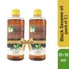 MITTAL ORGANICS PRIVATE LIMITED Mittal Organics Black Sesame Oil (Pack Of 2) - 500 Ml Grocery