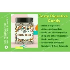 Mr Merchant Snacks & Namkeen Mr. Merchant Hing Peda, (300g Jar Pack)