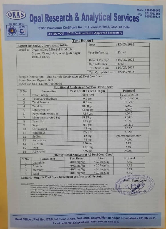 Grocery Organic Diet A2 Desi Cow Bilona Ghee, 1 Ltr 7 Grocery Organic Diet A2 Desi Cow Bilona Ghee, 1 Ltr