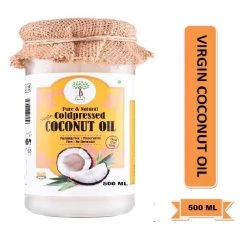 GREEN GALAXY INDIA CORPORATION Pure & Natural Cold Pressed Coconut Oil (500 Ml) Grocery