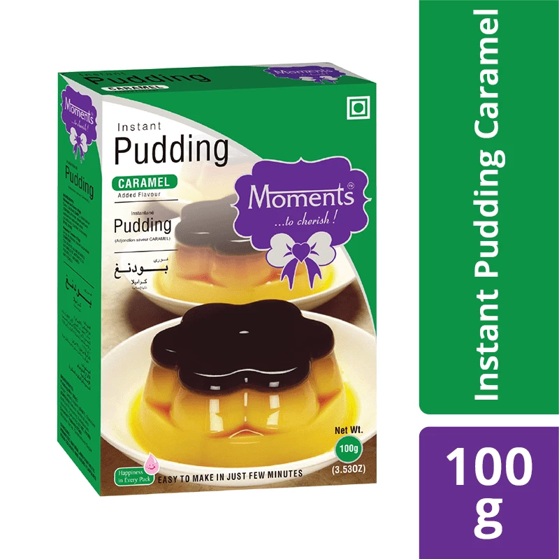 MOMENTS INDUSTRIES Moments Instant Caramel Pudding 100 Gm Grocery 3 MOMENTS INDUSTRIES Moments Instant Caramel Pudding 100 Gm Grocery