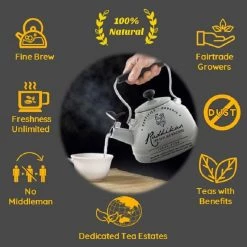 Radhikas Fine Teas And Whatnots Radhikas Fine Teas CALMING Chamomile Flower Decaf Chinese Tisane (50 G) Snacks & Beverages