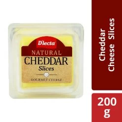 Dlecta D'lecta Natural Cheddar Cheese Slices (200 G)