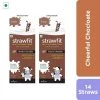 Snacks & Beverages Strawfit Chocolate, Milk Flavoring Straw - 14 Straws (2 Packs) (140 G)