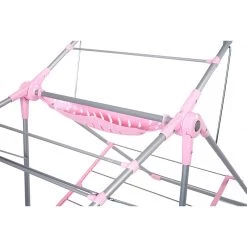 Peng Essential Perilla Almine Aluminum Collapsible Foldable Four Way Cloth Drying Rack - Cloth Drying Stand