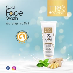 Titos Organic Personal & Home Care Tito's Organic Goat Milk Cool Face Wash (100 G)