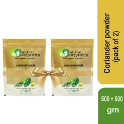 MITTAL ORGANICS PRIVATE LIMITED Mittal Organics Coriander (Dhaniya) Powder (Pack Of 2) - 500 G Grocery