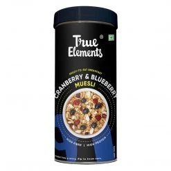 True Elements Cranberry And Blueberry Muesli (400 G)