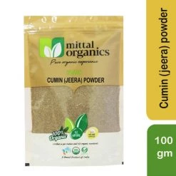 MITTAL ORGANICS PRIVATE LIMITED Mittal Organics Cumin (Jeera) Powder - 100 G Grocery