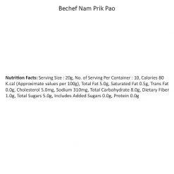 Be Cheff Ready To Eat Bechef Nam Prik Pao (200 Gms)